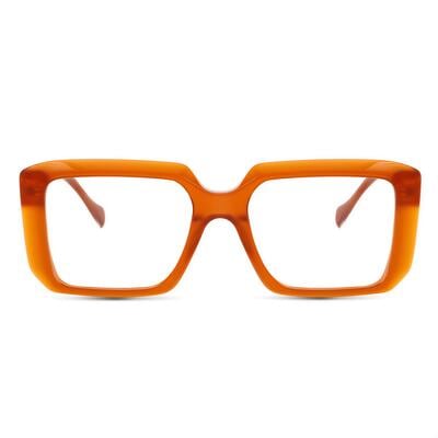 Boyce Orange Quadratische Brille