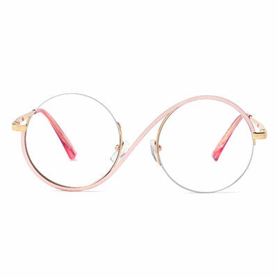 Hilary Pink Round Glasses