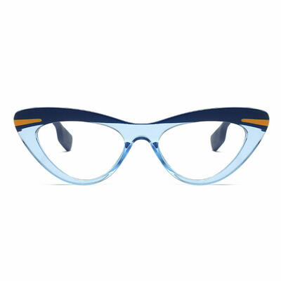 Emma Blue Cat Eye Glasses