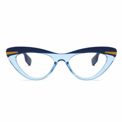 Emma Blue Cat Eye Glasses