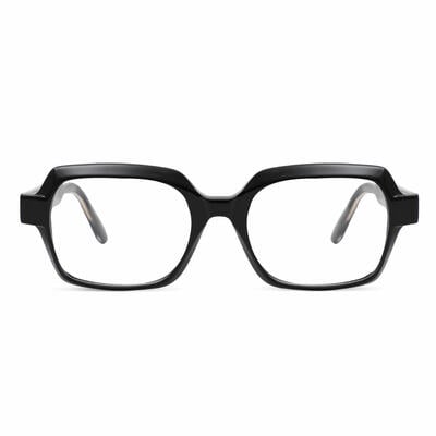 Bulwe Black Square Glasses