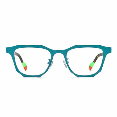 Snow Blue Square Glasses