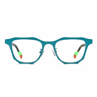 Snow Blue Square Glasses