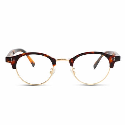 Roxanne Tortoise Browline Glasses