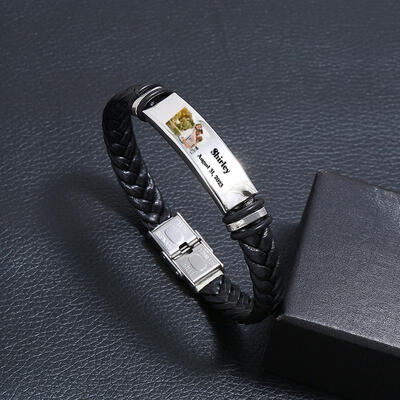 カスタマイズ 名入れ ブレスレット メンズ - Drawelry.jp