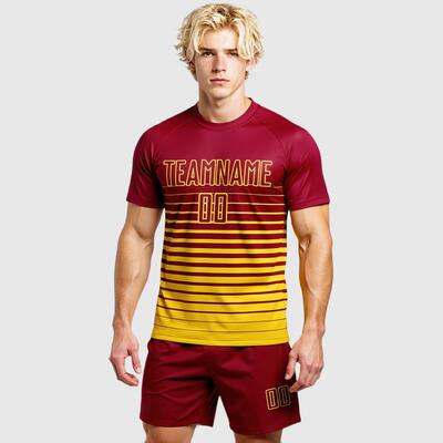 Elite Soccer Training Jerseys – Gradient Sublimation with Emblem Printing