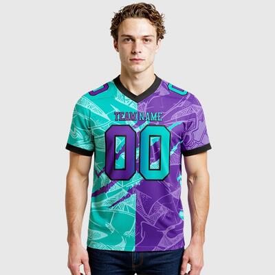 Streetwear-Inspired Scratch Football Tops Revealable Color Fade & Urban Graphics Ideal for Fashion-Forward Squads