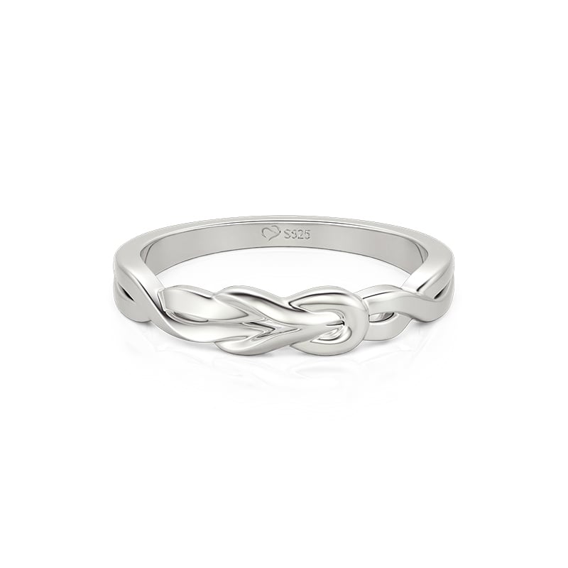 Jeulia Herren Ehering Hercules Knot Twist Glatt