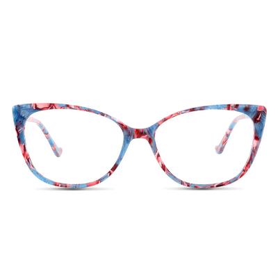 Rhys Lunettes Cat Eye à Motifs