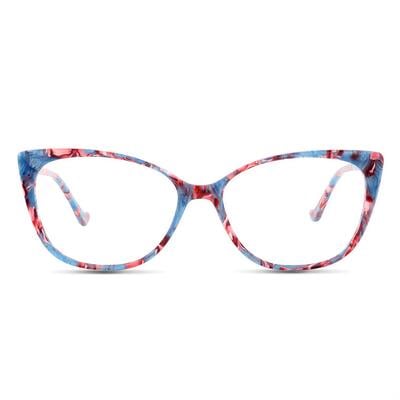 Rhys Lunettes Cat Eye à Motifs
