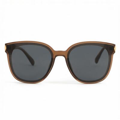 Leo Brown Square Sunglasses