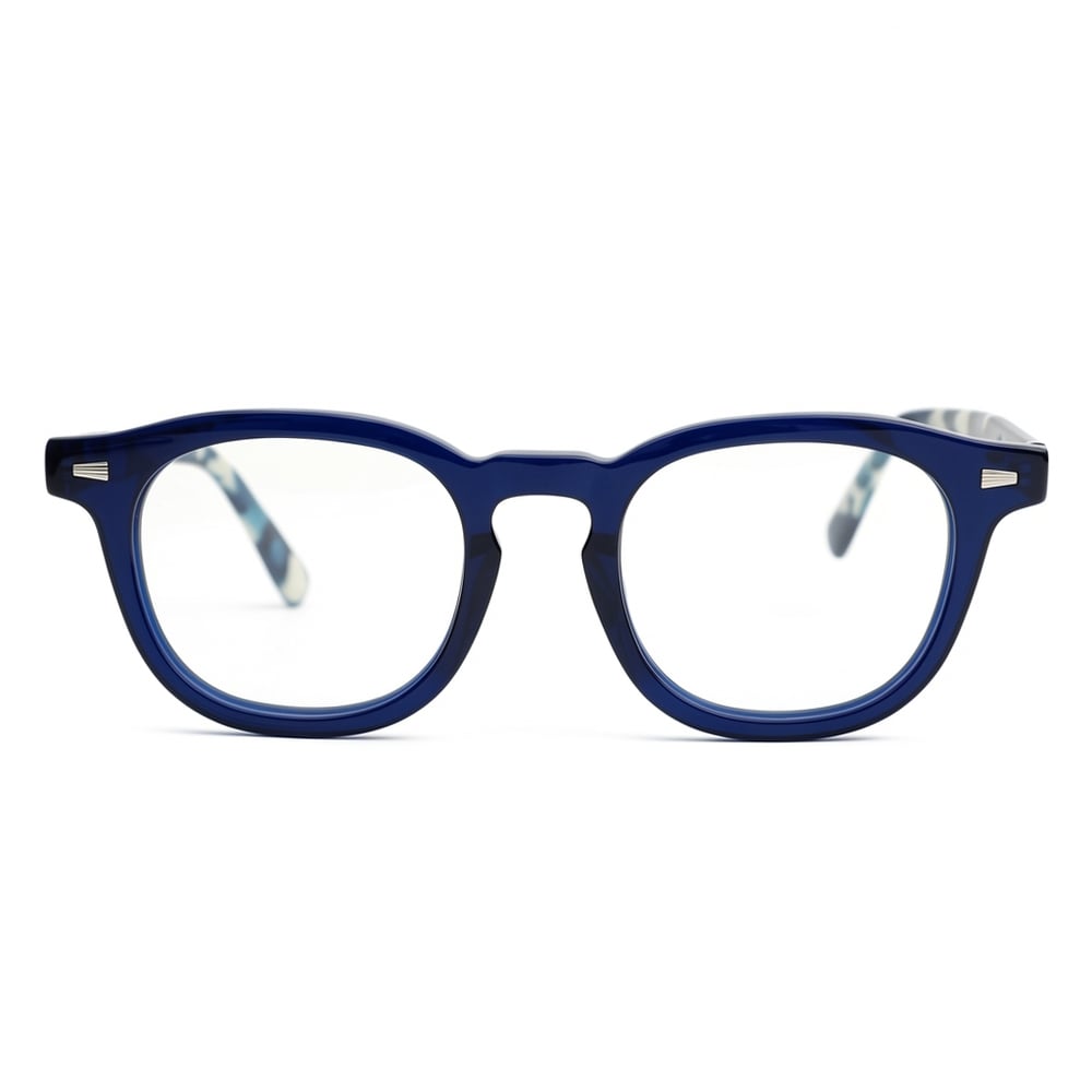 Ellie Blue Square Glasses