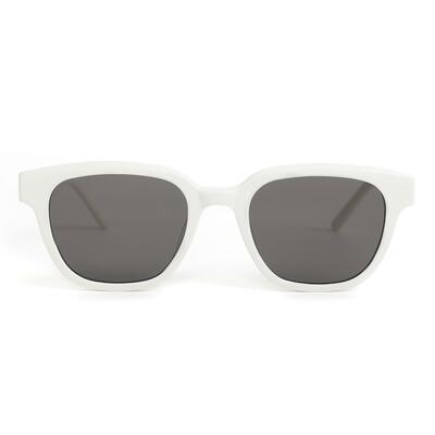 Isabella Weiße Quadratische Sonnenbrille