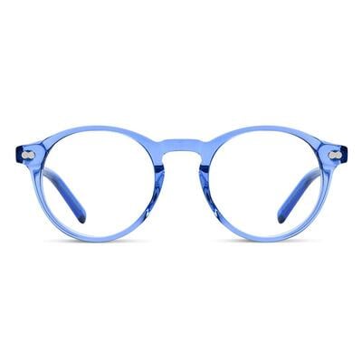 Cumberland Blue Round Glasses