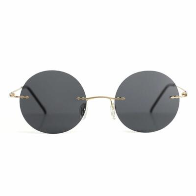 Owen Gold Round Sunglasses