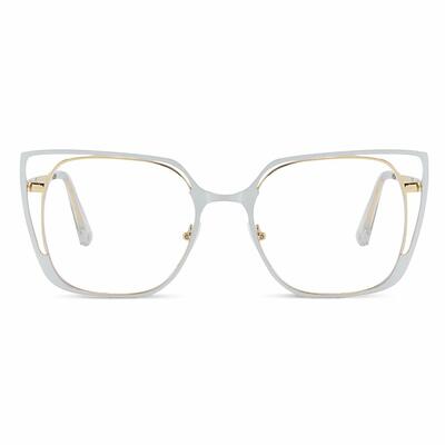 Bentham White Cat Eye Glasses