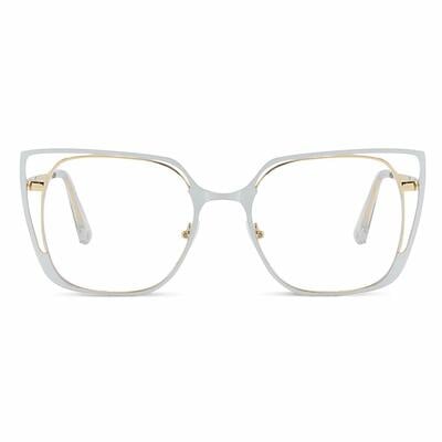 Bentham White Cat Eye Glasses