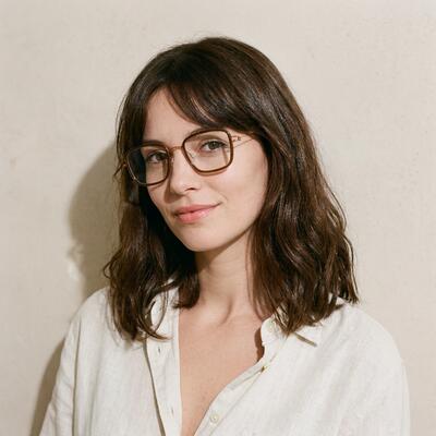 Robinson Lunettes Carrées Marron