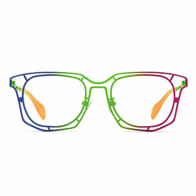 Whit Lunettes Carrées Vertes