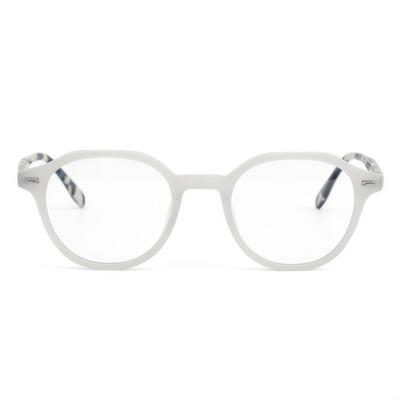 Camila Weiße Runde Brille