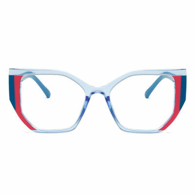 Gloria Blue Cat Eye Glasses