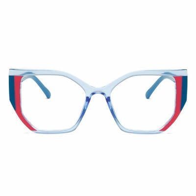Gloria Blue Cat Eye Glasses