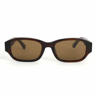 Cooper Brown Rectangle Sunglasses