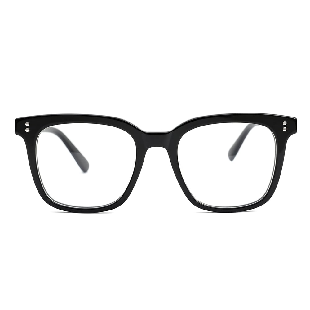 Victoria Black Square Glasses