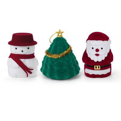 Jeulia Christmas Jewelry Gift Box for Rings 3 Styles
