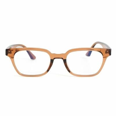 Hailey Lunettes Rectangulaires Marron