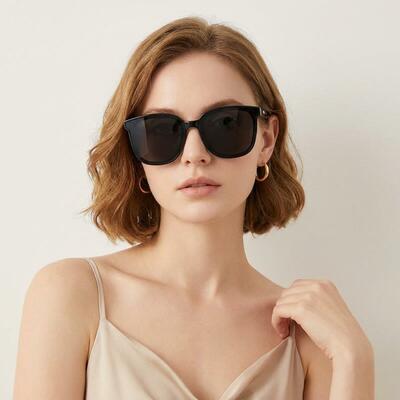 Scott Schwarze Quadratische Sonnenbrille