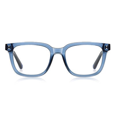 Mill Blue Square Glasses