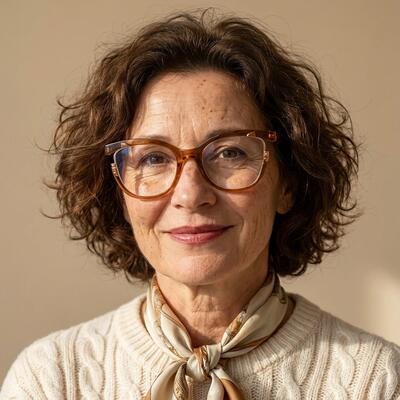 Sainsbu Lunettes Cat Eye Marron