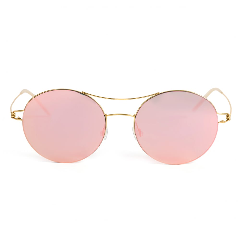 Veronica Gold Aviator Sunglasses
