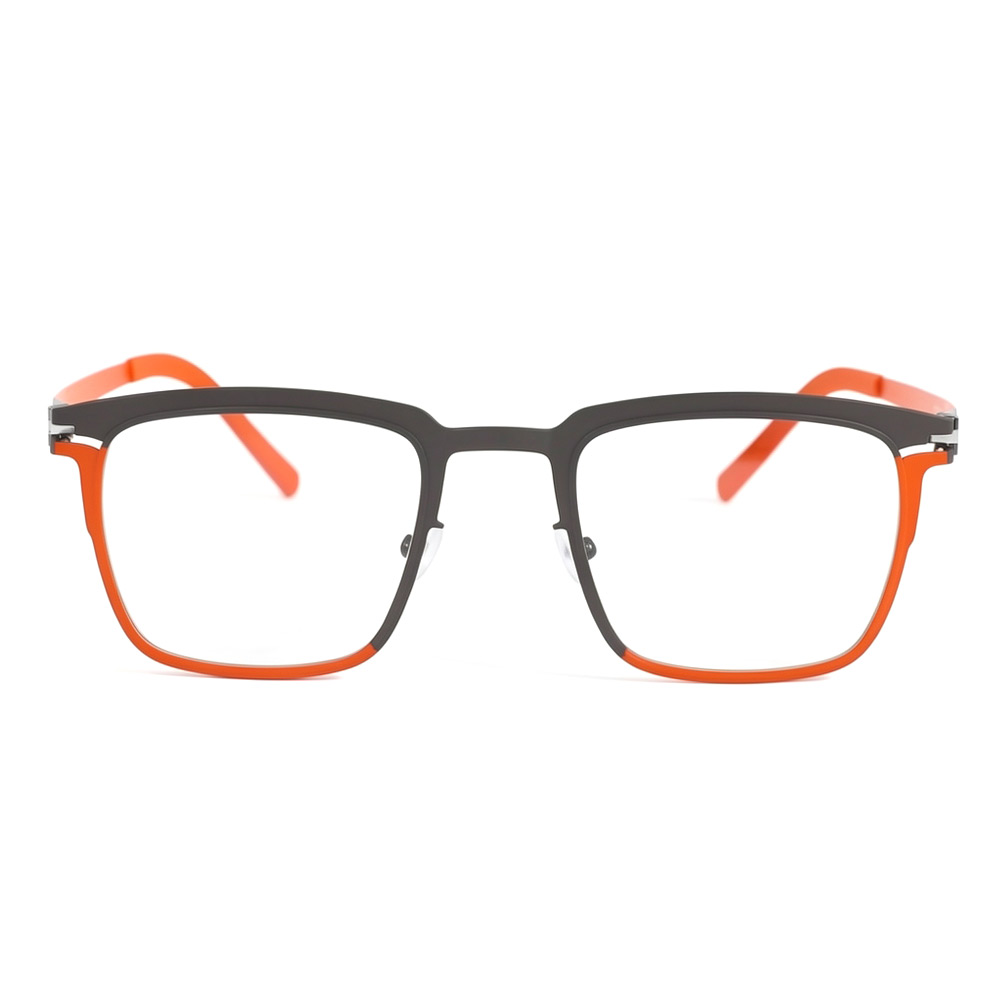 Haggai Orange Quadratische Brille