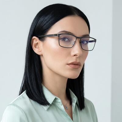 Rebecca Gray Rectangle Glasses
