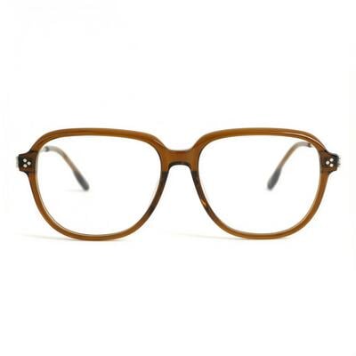 More Lunettes Carrées Marron