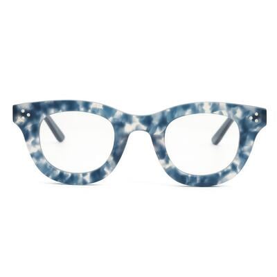 James Blaue Runde Brille