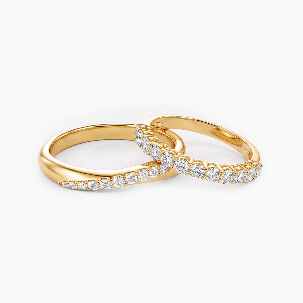 "Side by Side" Stackable Ring Set