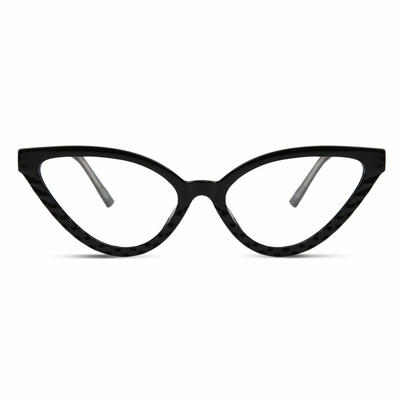 Abigail Black Cat Eye Glasses