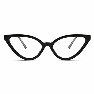 Abigail Black Cat Eye Glasses