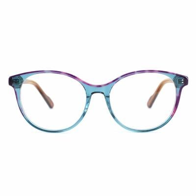 Coverdale Lunettes Rondes Bleues