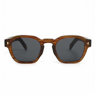 Joshua Lunettes de soleil Carrées Marron