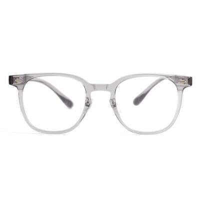 Jo Graue Quadratische Brille