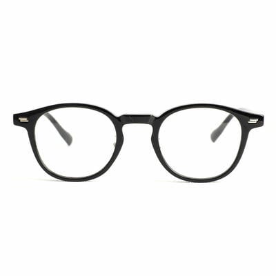 Maxine Black Round Glasses