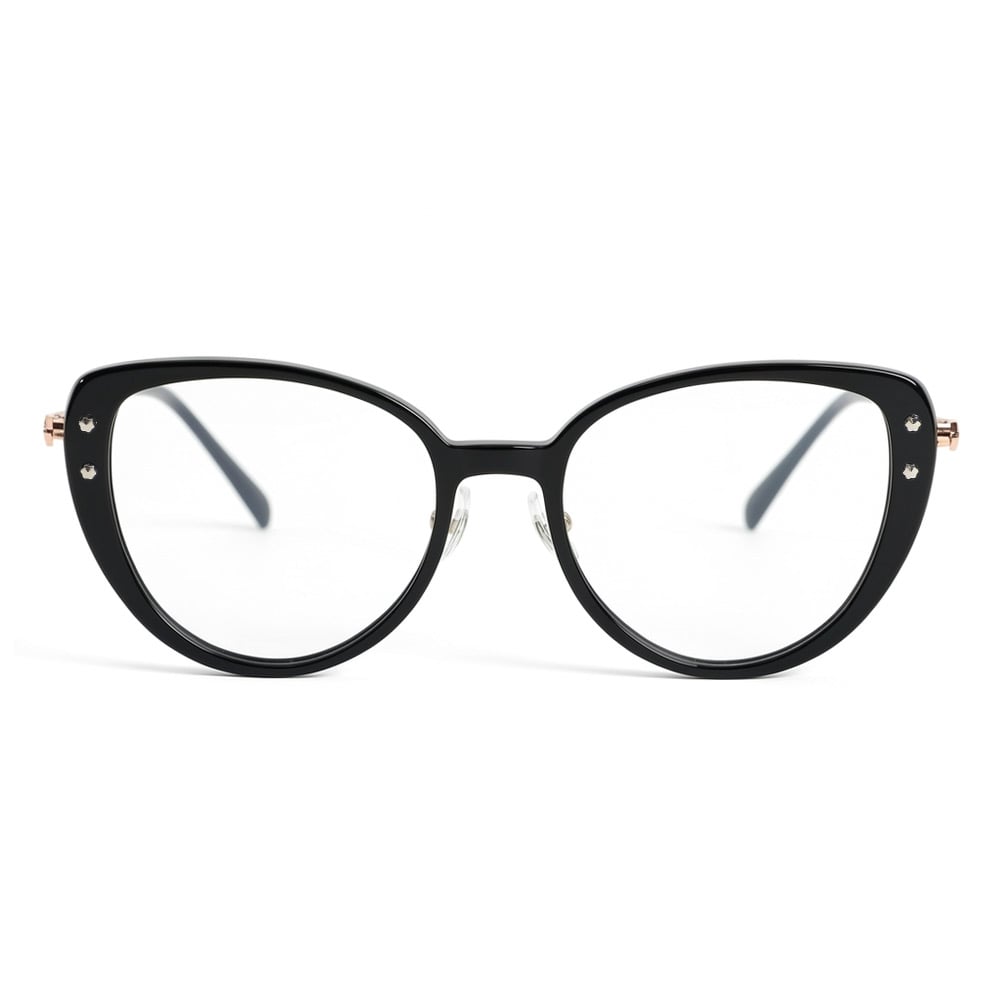 Olivia Black Cat Eye Glasses
