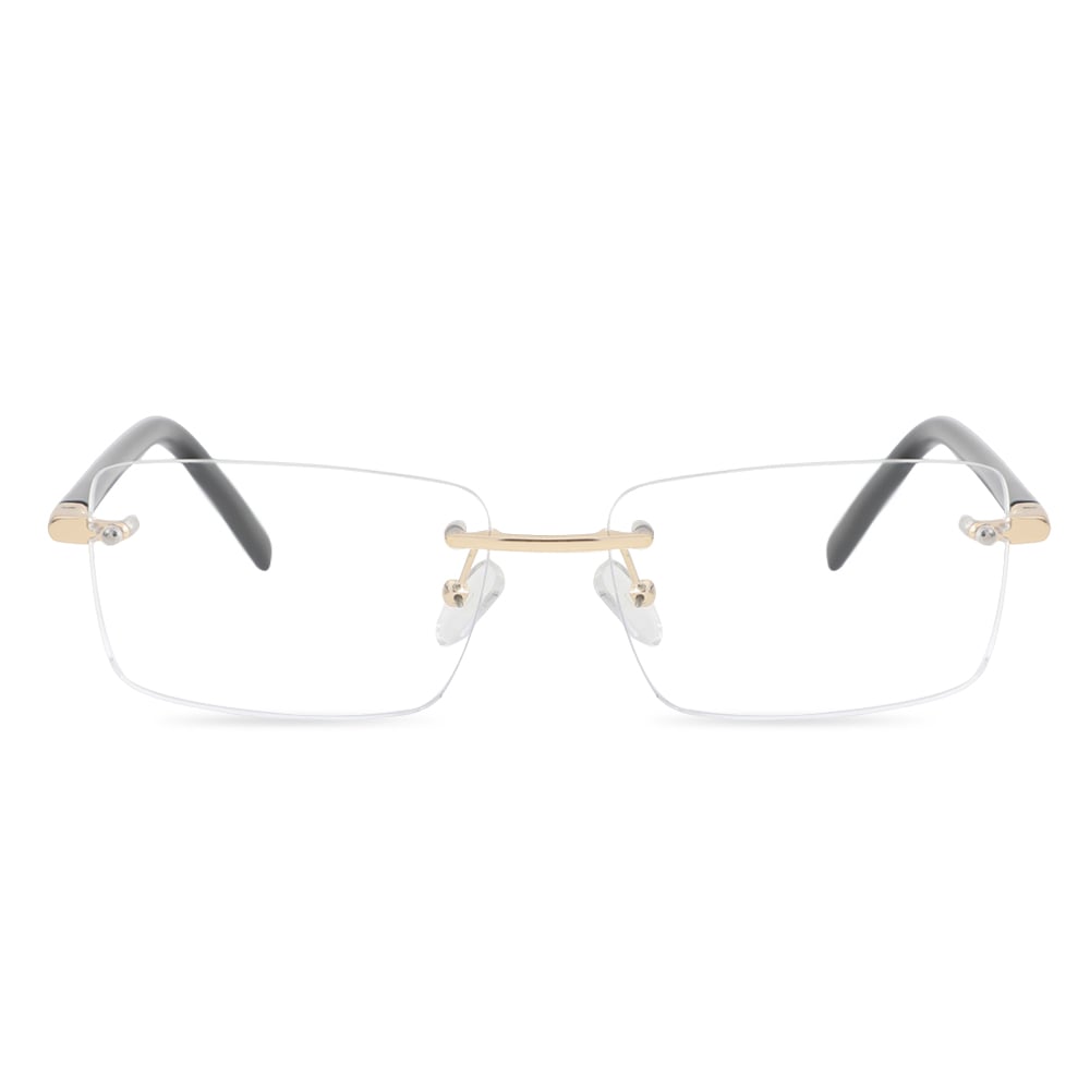 Gale Gold Rectangle Glasses