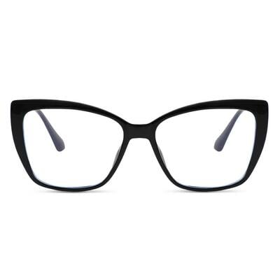 Elizabeth Black Cat Eye Glasses