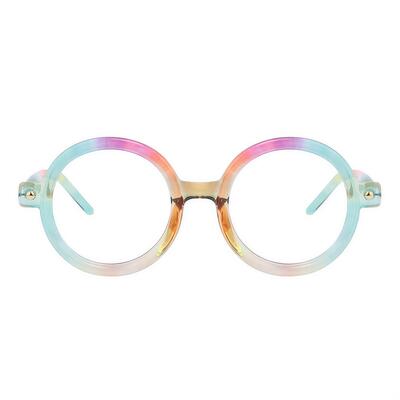 Chava Mehrfarbige Runde Brille