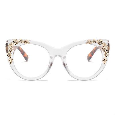 Earu Transparente Cat Eye Brille
